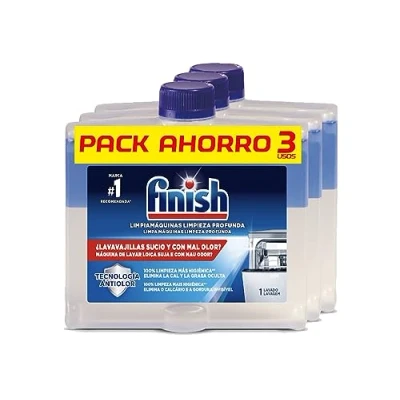 Imagen de Finish Limpiamáquinas, limpieza profunda para el Lavavajillas (3 x 250ml)