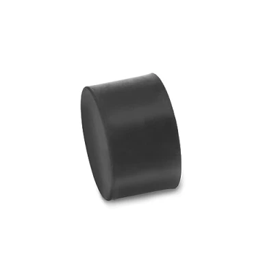 Imagen de Ganter Standard Elements, GN 352 Tope de topes con rosca interna, goma natural, negro, 20 M6 E 55