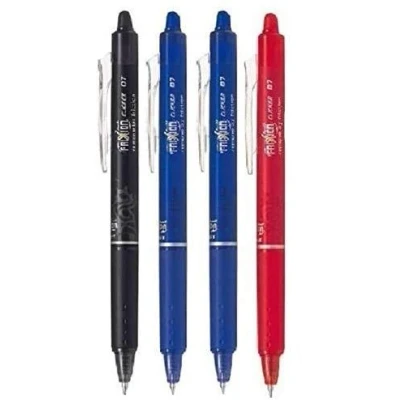 Imagen de Pilot FRIXION Rotulador borrable (0,7 mm, 4 unidades), color azul, negro y rojo