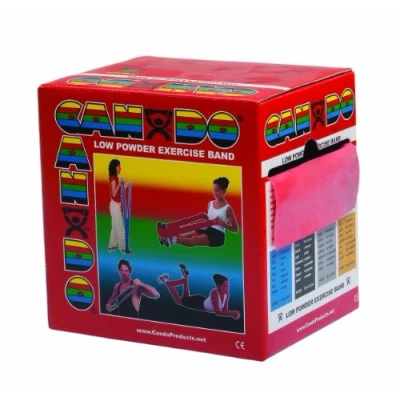 Imagen de Cando Banda elástica para ejercicios, Rojo/Ligera, 46 m