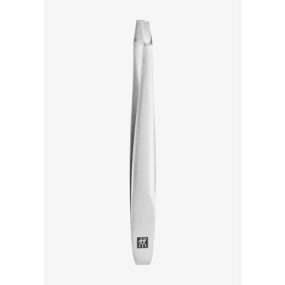 Imagen de ZWILLING Pinzas anguladas (depilación de cejas, puntas rugosas, óptimamente calibradas, hipoalergénicas), pulidas, plata, 90 mm