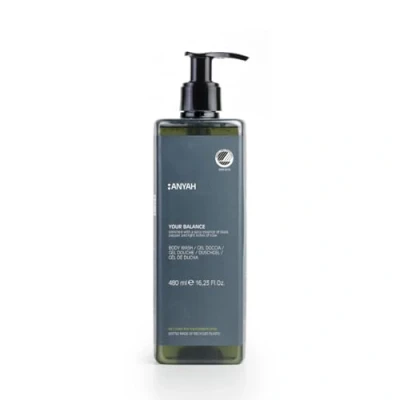 Imagen de Anyah Gel de Ducha 1x480ml No Recargable Con Precursor del Ácido Hialurónico Testado Dermatológicamente Jabón corporal Fabricado y Envasado en Italia