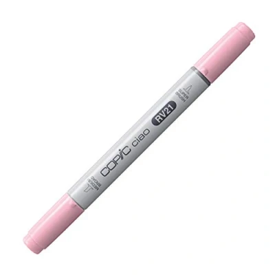 Imagen de COPIC Ciao RV21, Rosa claro, Rotulador doble con punta mediana y de pincel.