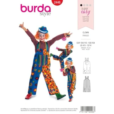 Imagen de Patrón Burda 2448 Carnaval Payaso