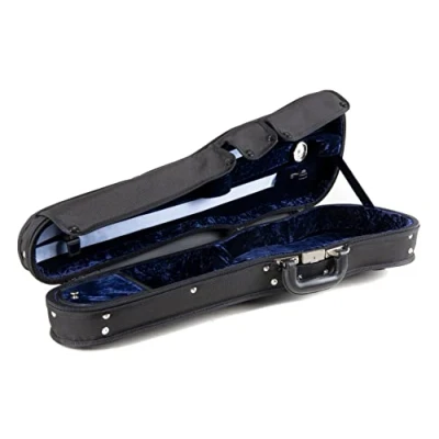 Imagen de Gewa 301521 Estuche Violín con Forma Liuteria Maestro 3/4, Negro/Azul