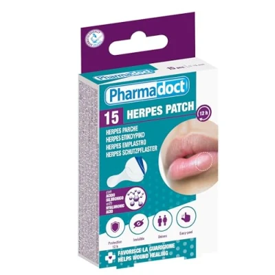 Imagen de GIMA PHARMADOCT Parche protector contra calenturas labiales, apósito invisible, protege tu labio