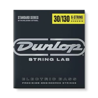 Imagen de cuerdas de bajo 6 acero inoxidable Dunlop 30 130