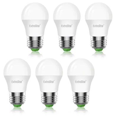 Imagen de EXTRASTAR Bombillas LED 9W E27 G45,860 Lúmen, Luz Fría 6500K, Equivalente a 63W Bombilla Halógena, No regulable, 6Pcs