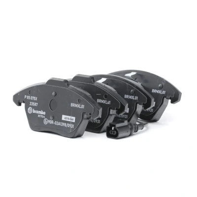 Imagen de BREMBO P 85 075X Juego de pastillas freno con contacto avisador desgaste sin accesorios VOLKSWAGEN: Scirocco III, Touran I, Passat B6 Berlina
