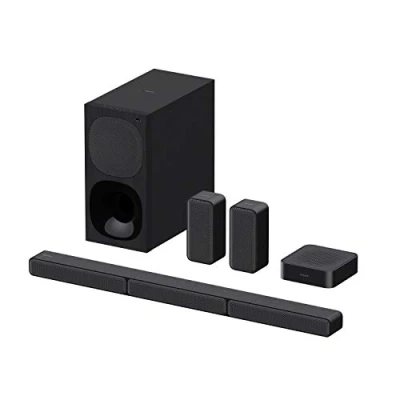 Imagen de Barra de sonido HTS40R.CEL, Surround 5.1, Subwoofer, Altavoces traseros inalámbricos, HDMI, Bluetooth, 600 W, Negro