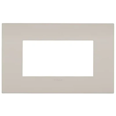 Imagen de Vimar 19954.31 Placa Arké fit 4 módulos, metal, arena de lipari