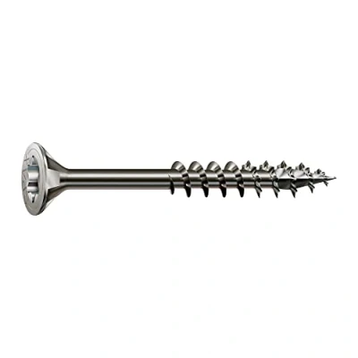 Imagen de SPAX Tornillo universal, 4 x 35 mm, 90 unidades, rosca parcial, cabeza avellanada, T STAR plus T20, 4CUT, acero inoxidable A2 800000276460