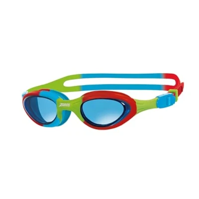 Imagen de Zoggs Super Seal Junior Gafas de natación, Unisex Kids, Red/Blue Green/Tint, 6 14 años