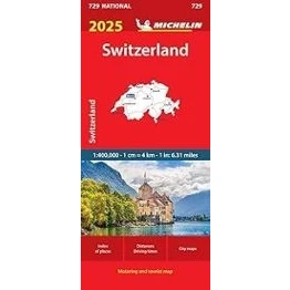 Imagen de Switzerland 2025 Michelin National Map 729