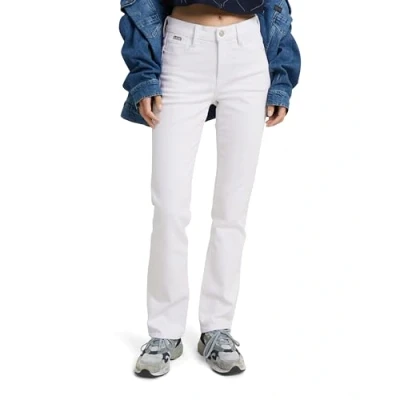 Imagen de G STAR RAW Strace Straight Jeans, Mujer, Blanco Paper White Gd D23951 d552 g547, 27W / 30L