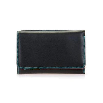 Imagen de mywalit billetereo Monedero de Piel para Mujer Medium Tri Fold w/Outer Zip Purse 363 4 Black Pace