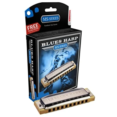 Imagen de Hohner: Blues Harp B Flat Harmonica. Armónica