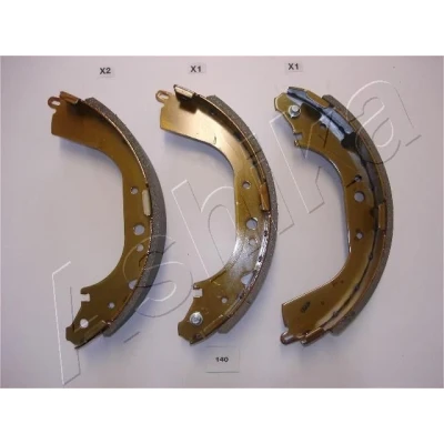 Imagen de ASHIKA 55 01 140 Zapatas de Freno Eje trasero 300mm 62mm NISSAN: Patrol GR 4 SUV