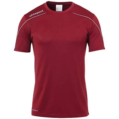 Imagen de uhlsport Stream 22 Shirt Shortsleeved Camiseta De Entrenamiento, Hombre, burdeos/Celeste, M