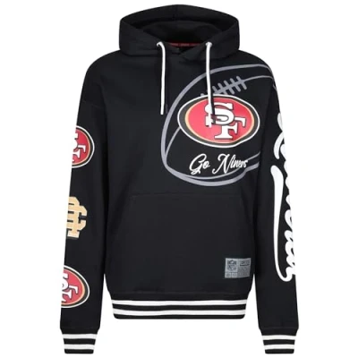 Imagen de Recovered San Francisco 49ERS NFL Go Niners Sudadera con Capucha Negro