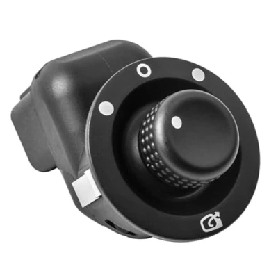 Imagen de ZEALfix Perilla de ajuste energía eléctrica Interruptor control del espejo lateral 8200676533 Clio III Laguna II Megane 2 Scenic Kangoo