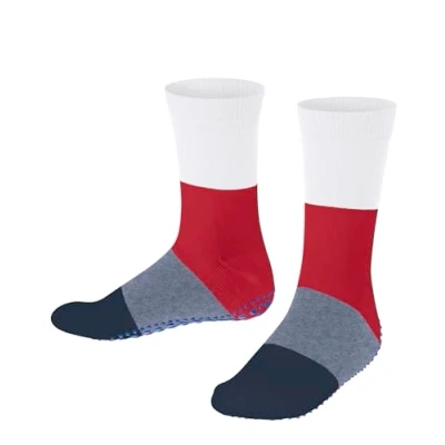 Imagen de FALKE Summer K HP algodón puños en la suela 1 par, Calcetines para casa Unisex niños, Blanco (White 2001), 35 38