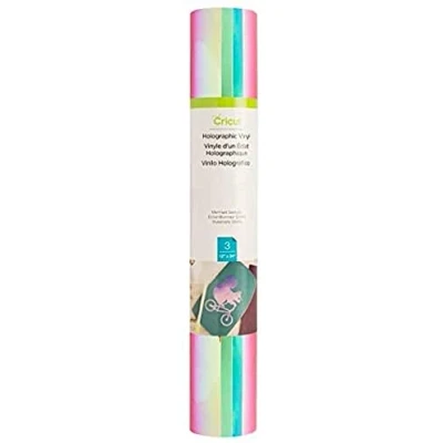 Imagen de Cricut PC2004513 Holo Vinyl Sampler Mermaid 12X24 (3), Vinilo, Multicolour, one size