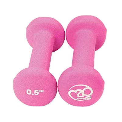 Imagen de Fitness Mad Neo Set de 2 Mancuernas / pesas 0.5kg/u, color rosa