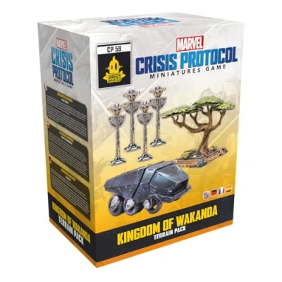 Imagen de Atomic Mass Games Marvel Crisis Protocol Kingdom of Wakanda Terrain Pack Paquete de Escenografía A partir 14 años Para 2 jugadores 90 minutos por partida Multilenguaje (incluye Español)