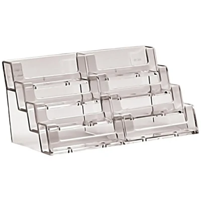 Imagen de Taymar 8BC93 Soporte para tarjetas (con 8 compartimentos), transparente