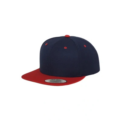 Imagen de Flexfit Classic Snapback 2TONE Gorra, Talla: One Size, Navy/red