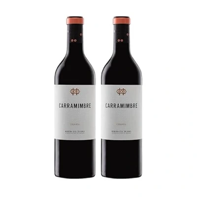Imagen de Vino Tinto Carramimbre Crianza de 75 cl D.O. Ribera del Duero Bodegas (Pack 2 botellas)