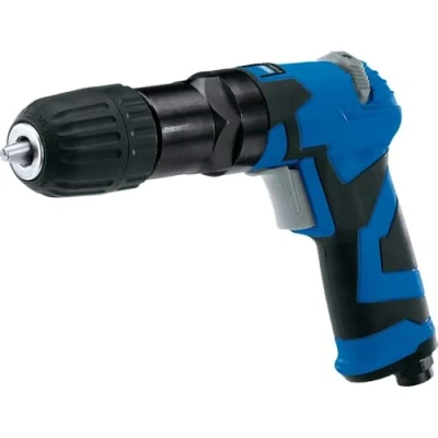 Imagen de Draper 65138, Storm Force Taladro de aire reversible compuesto 10 mm con portabrocas sin llave, color azul