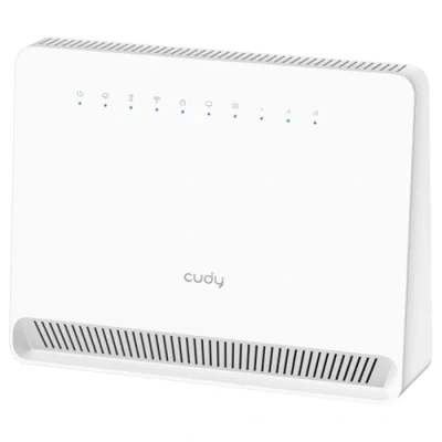 Imagen de Cudy LT500E 4G LTE Cat 4 Módem Router Rápido con Ranura para Tarjeta SIM, WiFi AC1200, OpenVPN, Wireguard, IPsec, Cliente VPN, Antenas Interno, Mesh