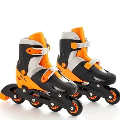 Imagen de MOLTO Patines 4 Ruedas en Linea Naranja para Niños Evolutivos Infantiles Patinaje Unisex Juguetes Educativos a Partir de 36 Meses