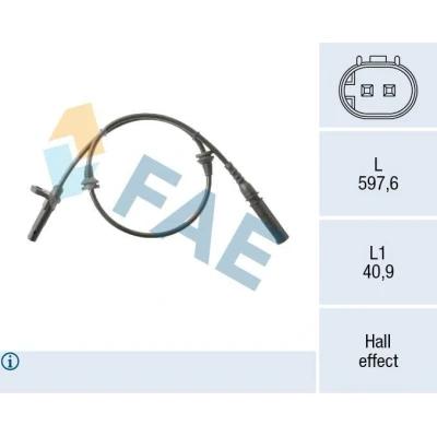 Imagen de FAE 78564 Sensor de ABS Hall 2 598 BMW: X5
