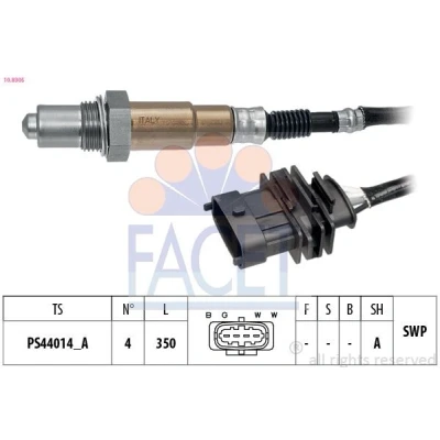 Imagen de FACET 10.7336 Sonda lambda Made in Italy OE Equivalent térmico, plana, Rosca engrasada 4 OPEL: Zafira A Monovolumen, Astra G CC, Sedán