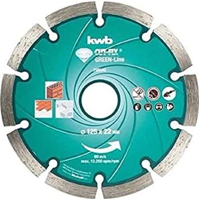 Imagen de KWB 49798540 Disco diamant Cut Fix (125 x 22 mm, SB) color verde