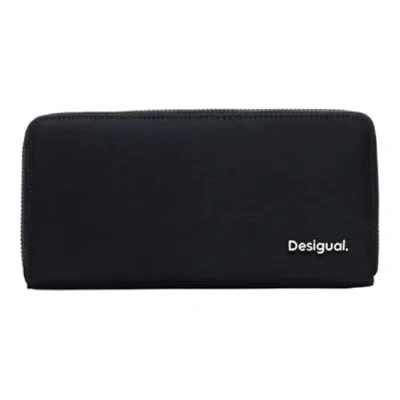 Imagen de Desigual Accessories Cartera Larga de Nailon, Billetera Bi Fold Mujer&#039;S, Negro, 20