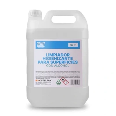 Imagen de Hostelpak 5L Limpiador superficies con alcohol Limpieza y componentes electrónicos