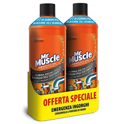 Imagen de Mr Muscle Hidráulico Gel Pack Doble, 2 Botellas de 1000 ml