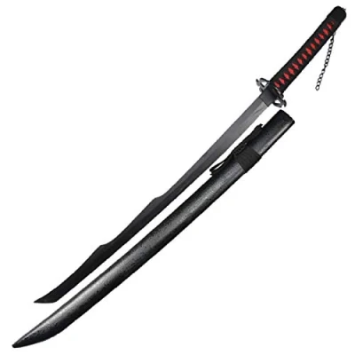 Imagen de KOGUMA Bleach Ichigo Kurosaki Bankai Cosplay Espada de madera réplica 2 diseño círculo