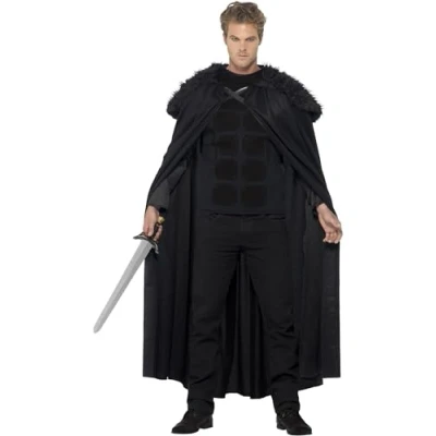 Imagen de Smiffys Traje de Barbaro Oscuro, con Top y Capa
