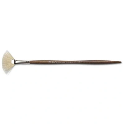 Imagen de Winsor &amp; Newton Pincel para óleo Artist&#039;s sintético, Marrón, abanico nº6