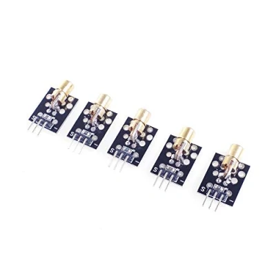 Imagen de ANGEEK Módulo de sensor láser KY 008 650 nm 5 V para Arduino Raspberry DIY