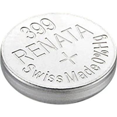 Imagen de Renata SR57 Pila de botón 399, óxido Plata, 53 mAh, 1,55 V, 1 Unidad