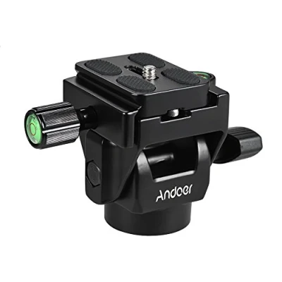 Imagen de Andoer Monopod Cabeza Inclinable Panorámica con Placa de Liberación Rápida para Cámara DSLR