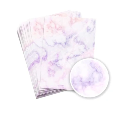 Imagen de Partycards papel de escribir 50 hojas MármolFormato DIN A4 (21,0 x 29,7 cm)Gramaje 90 g/m² impresión a doble cara, adecuada para todas las impresoras