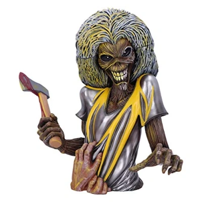 Imagen de Nemesis Now Officially Licensed Iron Maiden The Killers Bust Box (Large) Caja, Resina, Álbum Eddie, 30 cm