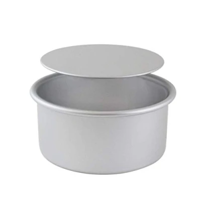 Imagen de PME LBR103 Molde Redondo de Aluminio anodizado para Tartas con Base Suelta, 5 litros, Plateado
